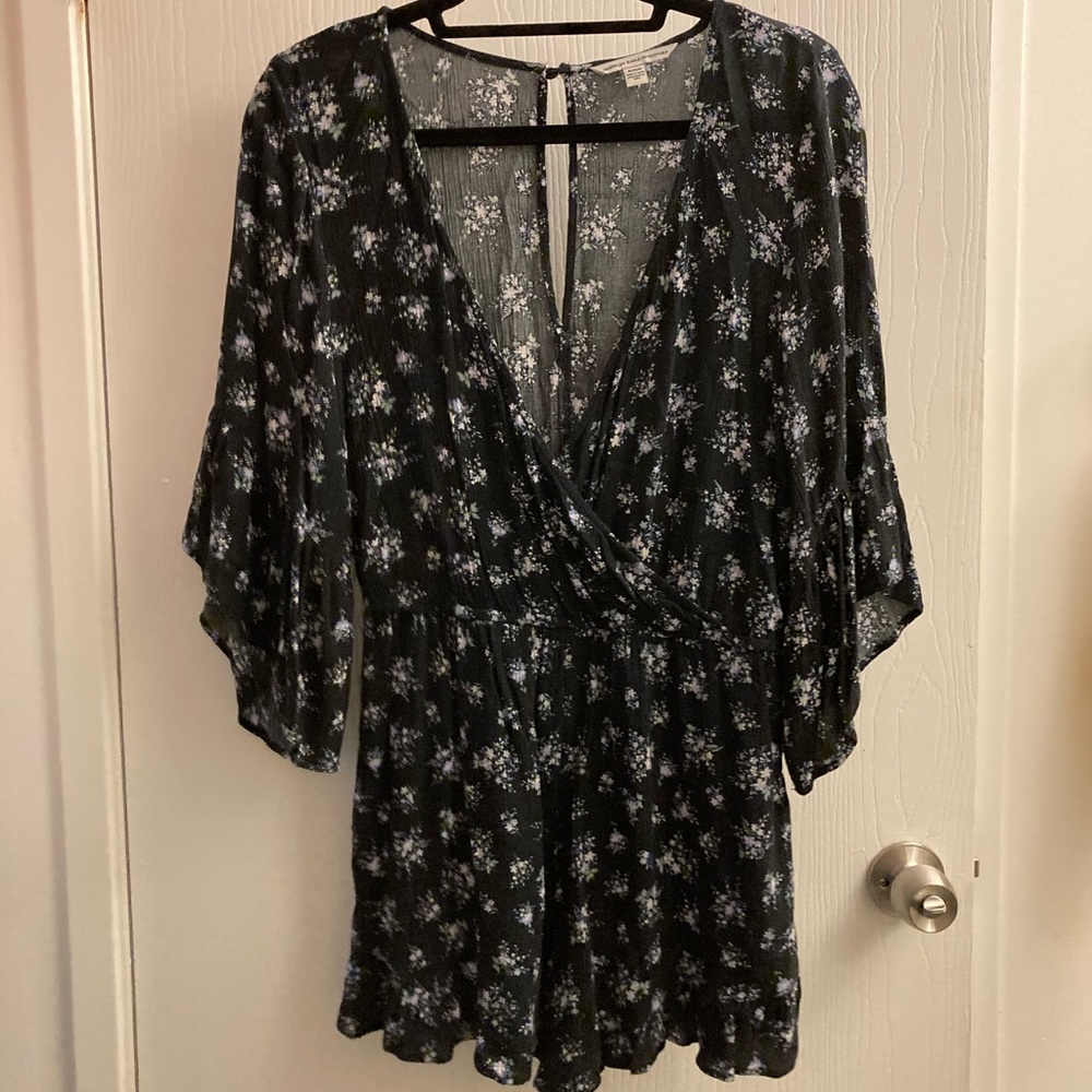 American Eagle Floral Romper